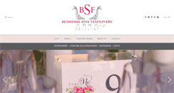 Desktop Screenshot of bethesdafinestationery.com